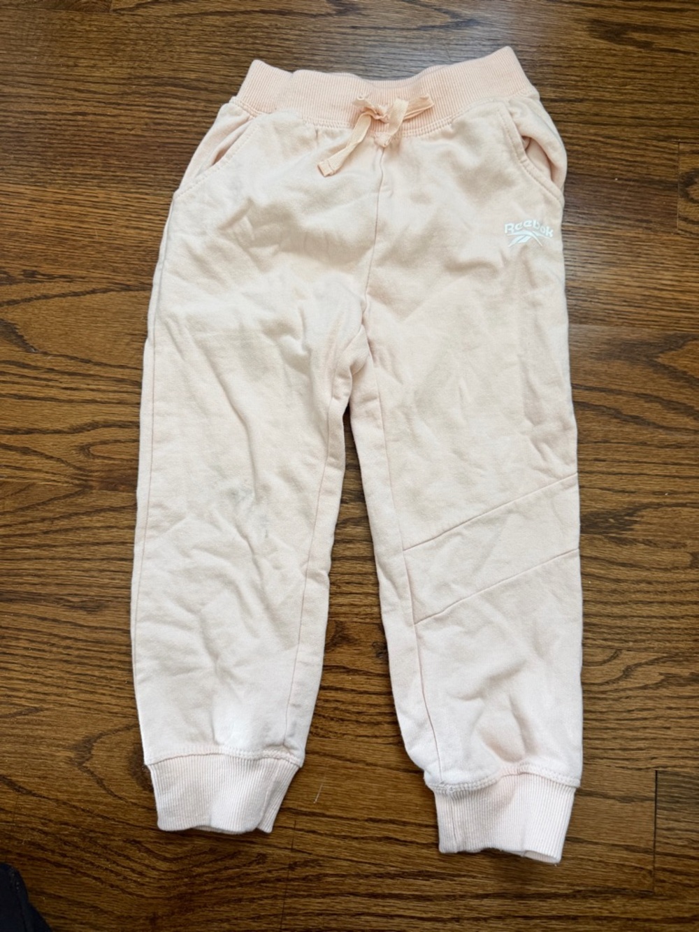 Reebok Girls Pale Pink Joggers